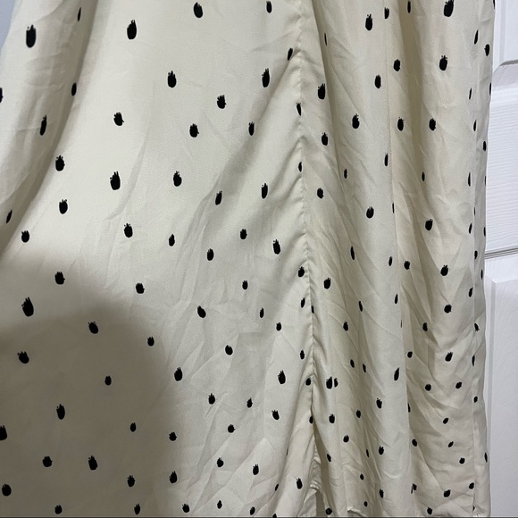 Everly Sweetheart Polka Dot Maxi Dress with Pockets Size Small - Picture 8 of 9